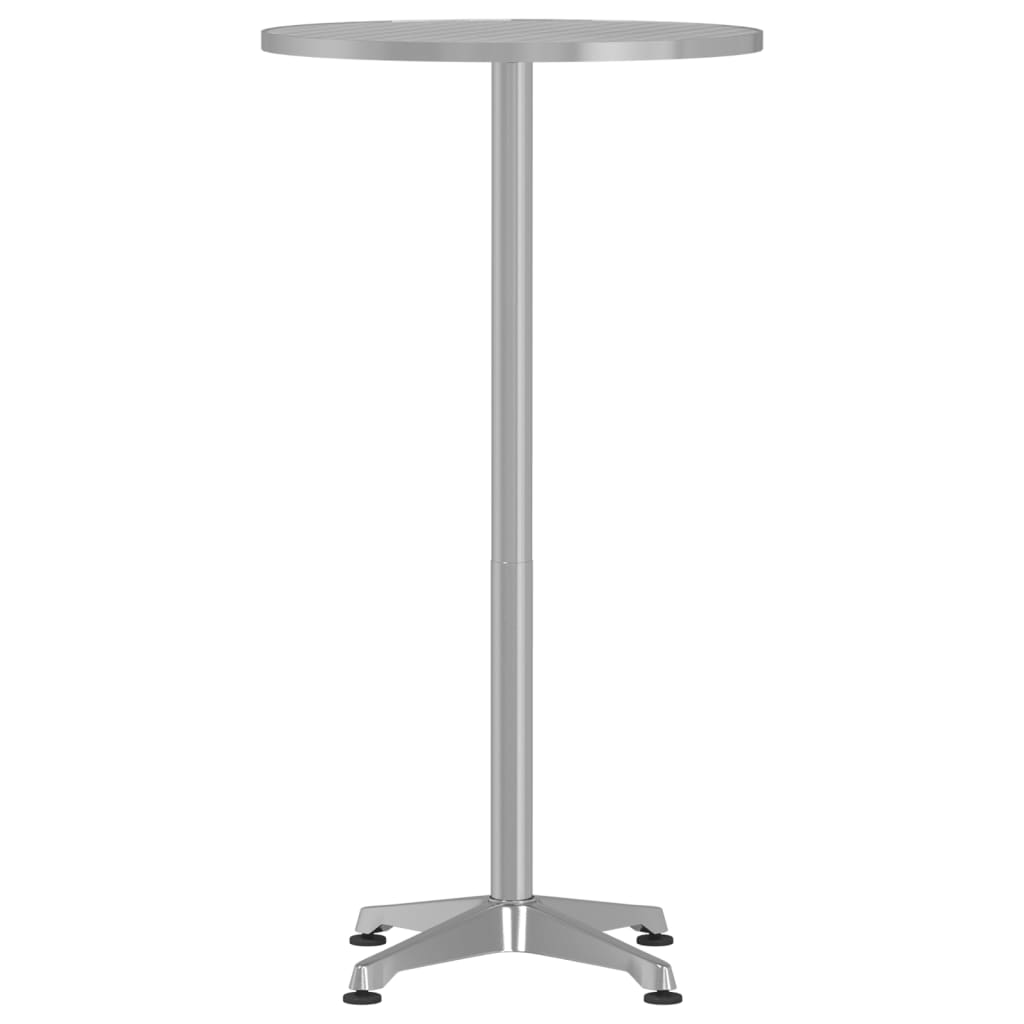 vidaXL Table de bar d’extérieur réglable en hauteur aluminium - Image 4