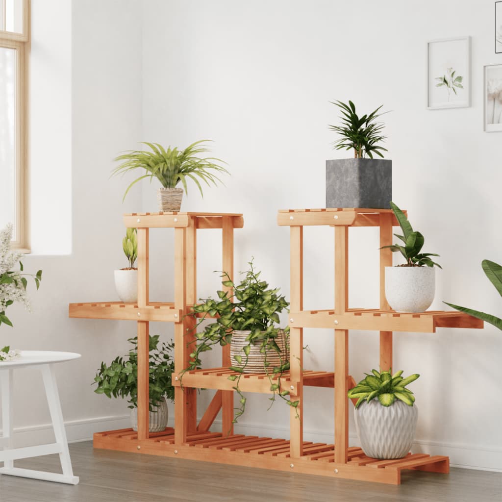 vidaXL Support à fleurs 110x25x73 cm bois massif de sapin - Image 3