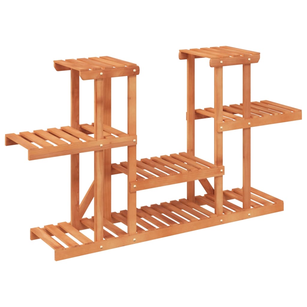 vidaXL Support à fleurs 110x25x73 cm bois massif de sapin - Image 4