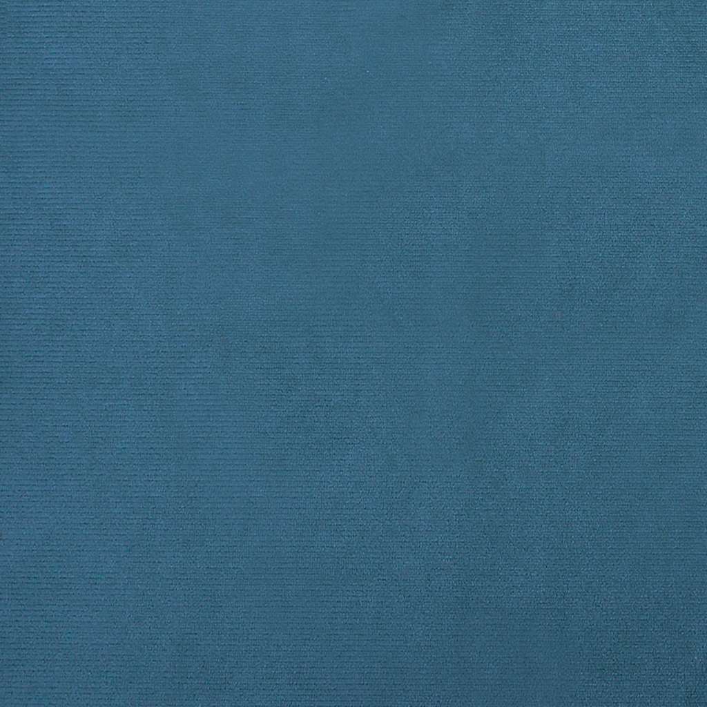 vidaXL Lit pour chien bleu 66x40x45 cm velours - Image 6