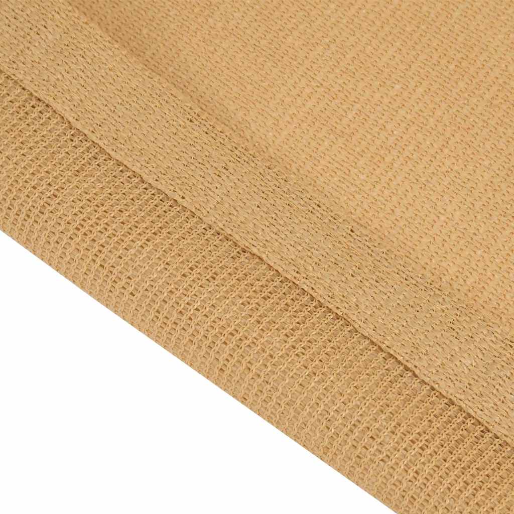 vidaXL Tapis de tente sable 200x200 cm PEHD - Image 5