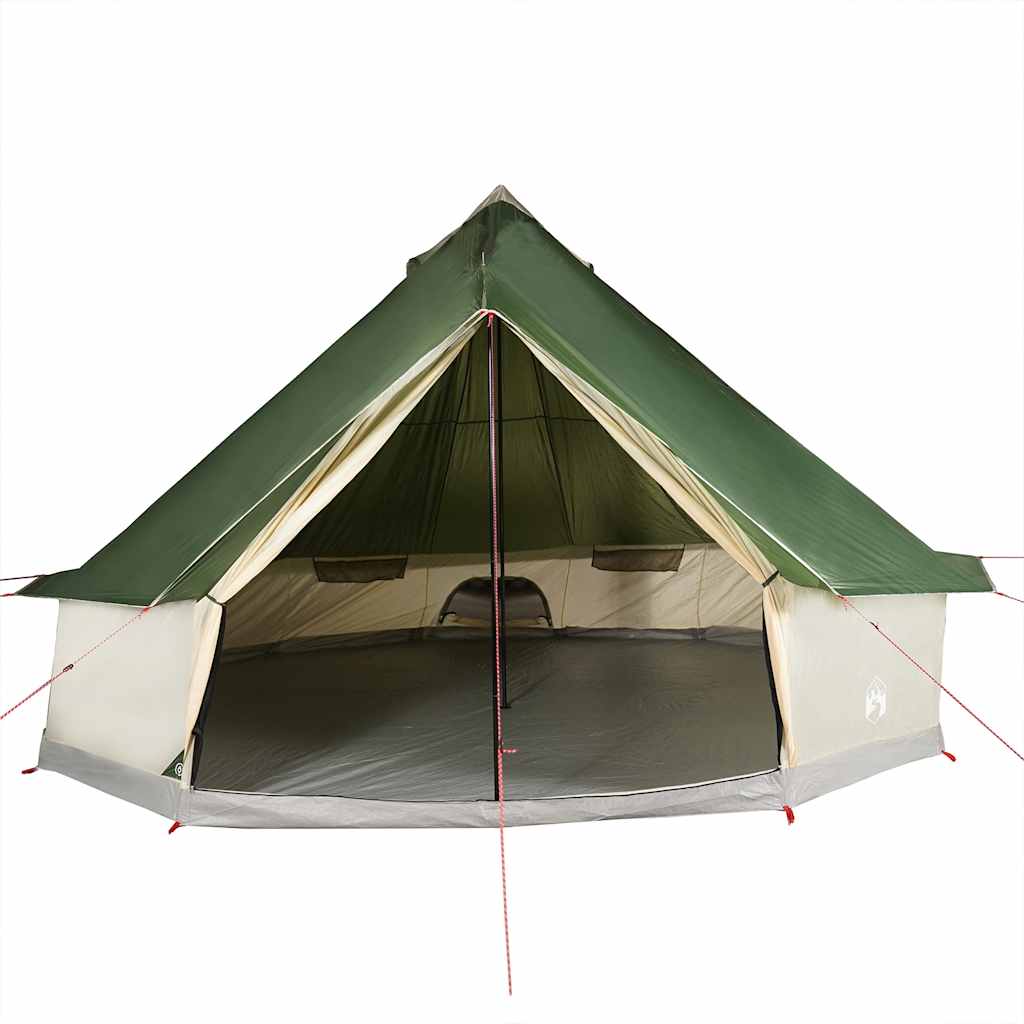 vidaXL Tente familiale tipi 6 personnes vert imperméable - Image 4
