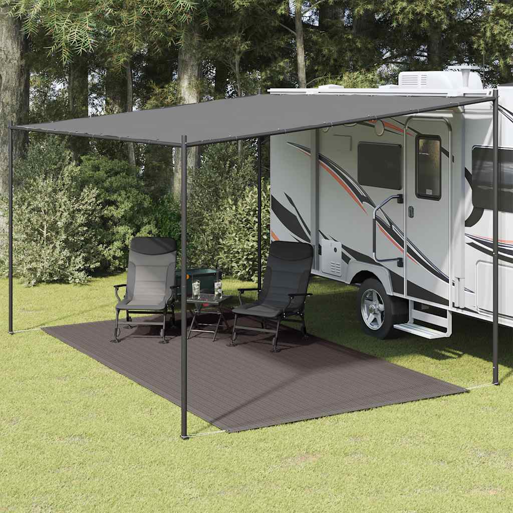 vidaXL Tapis de tente 250x450 cm Anthracite