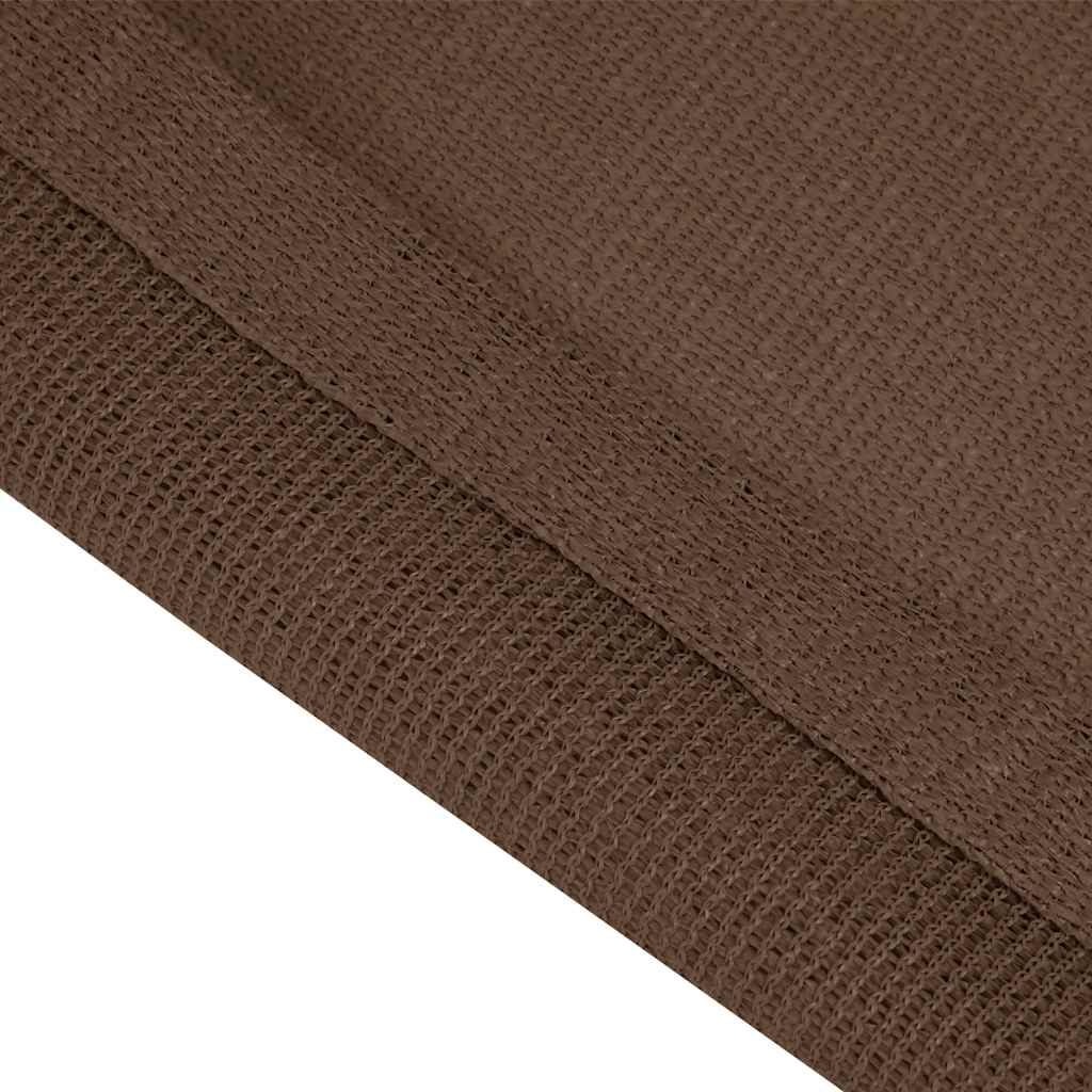 vidaXL Tapis de tente 400x400 cm Marron - Image 5