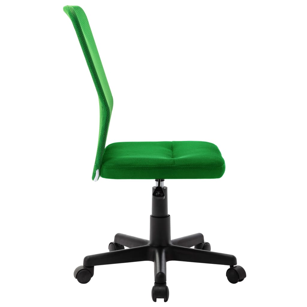 vidaXL Chaise de bureau Vert 44x52x100 cm Tissu en maille - Image 4