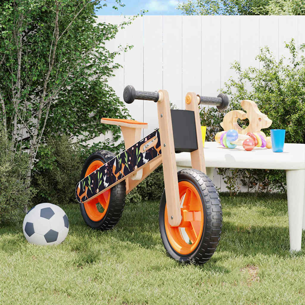 vidaXL Vélo d'équilibre pour enfants imprimé orange