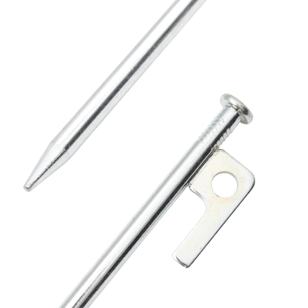 vidaXL Piquets de tente 24 pcs 20 cm 9 mm acier galvanisé - Image 4
