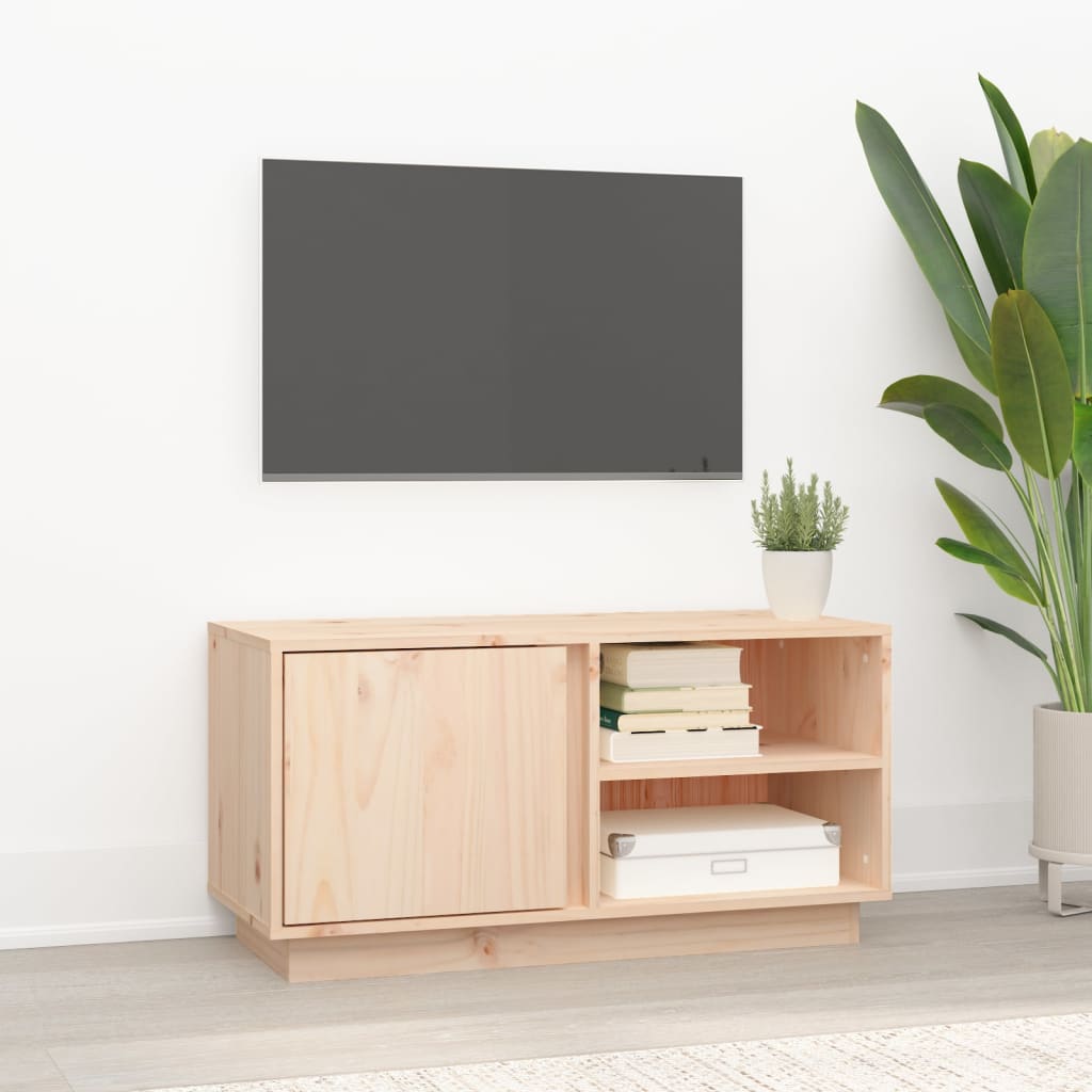 vidaXL Meuble TV 80x35x40,5 cm Bois de pin massif