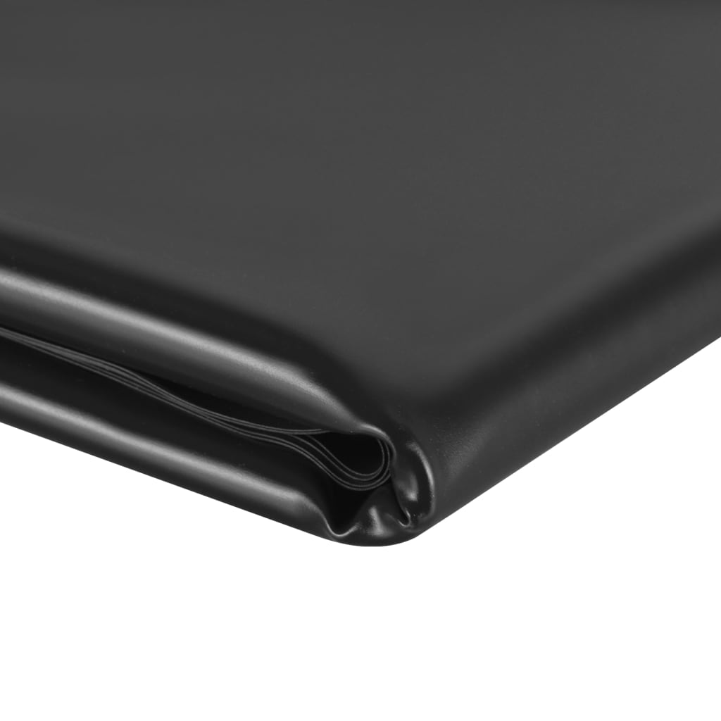 vidaXL Doublure d'étang Noir 3x4 m PVC 0,5 mm - Image 4