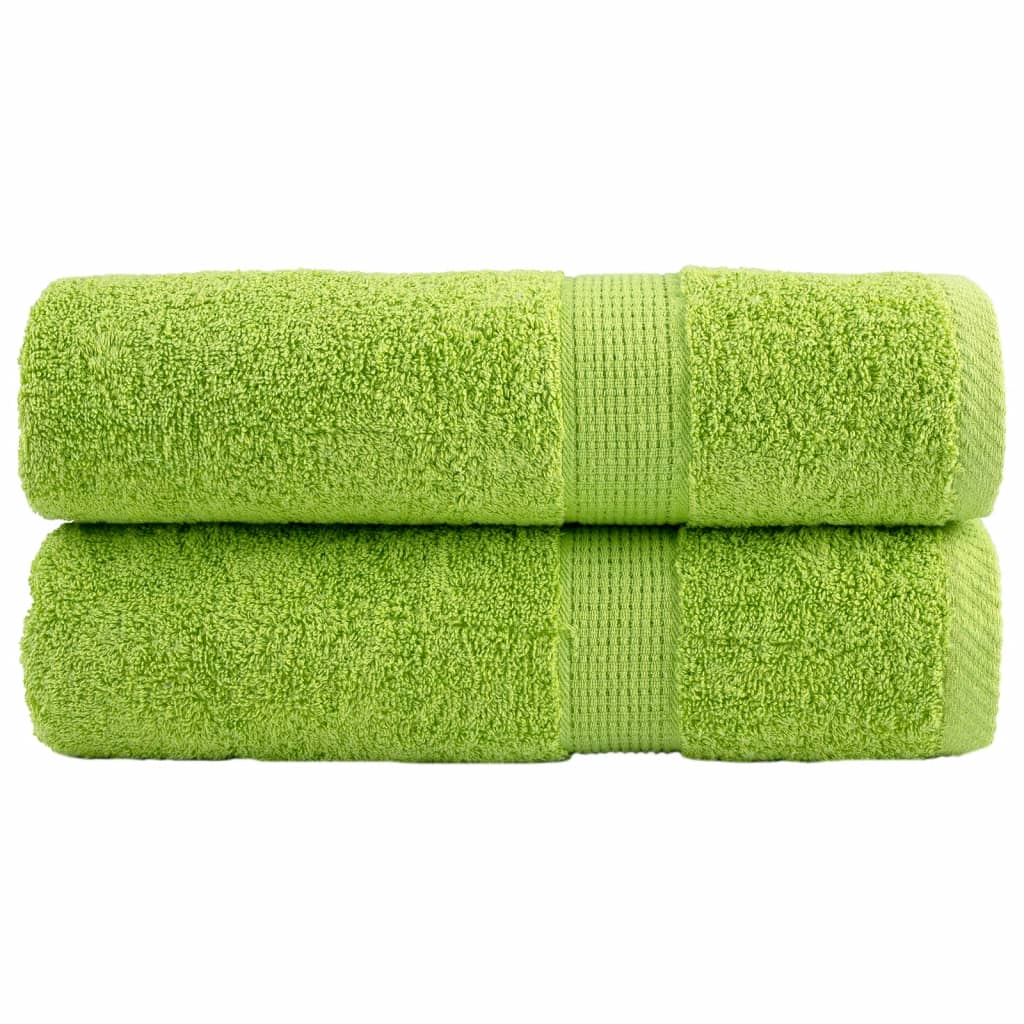 vidaXL Serviettes de douche de qualité supérieure SOLUND 2 pcs