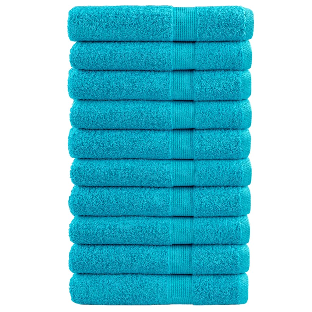 vidaXL Serviettes de sauna de qualité supérieure SOLUND 10 pcs