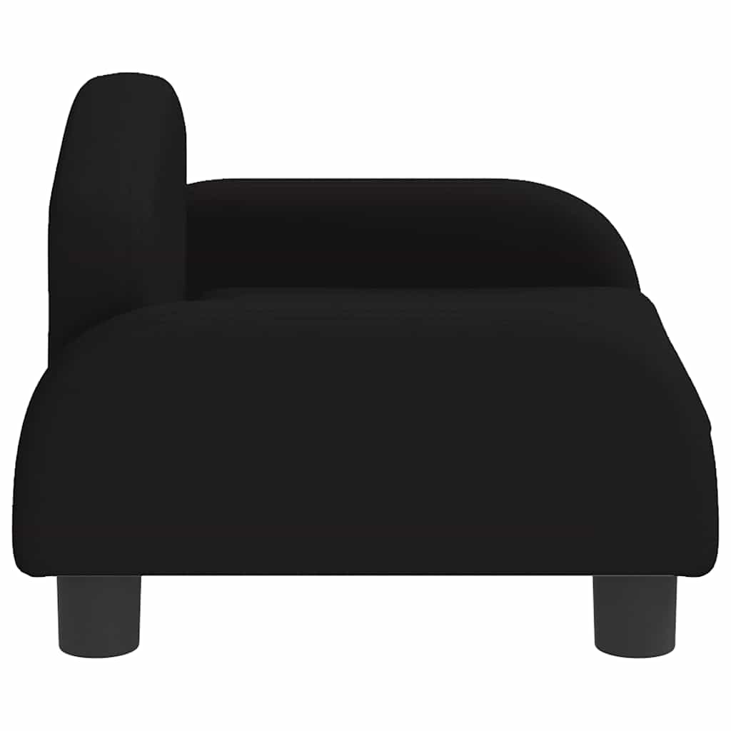 vidaXL Lit pour chien noir 50x40x30 cm tissu - Image 4