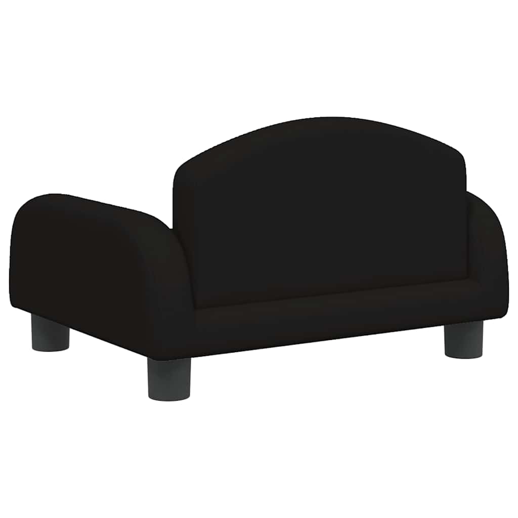 vidaXL Lit pour chien noir 50x40x30 cm tissu - Image 5