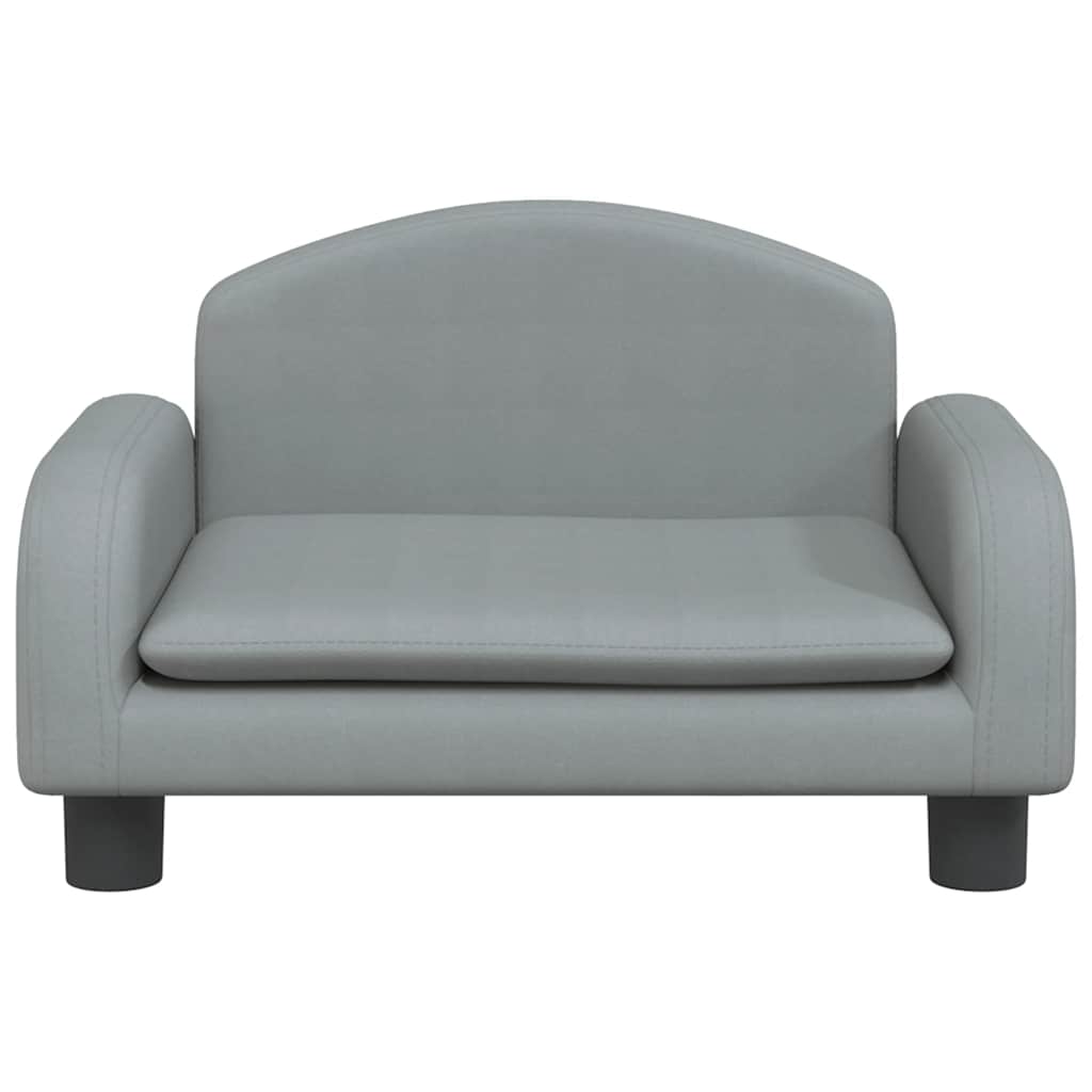 vidaXL Lit pour chien gris clair 50x40x30 cm tissu - Image 3