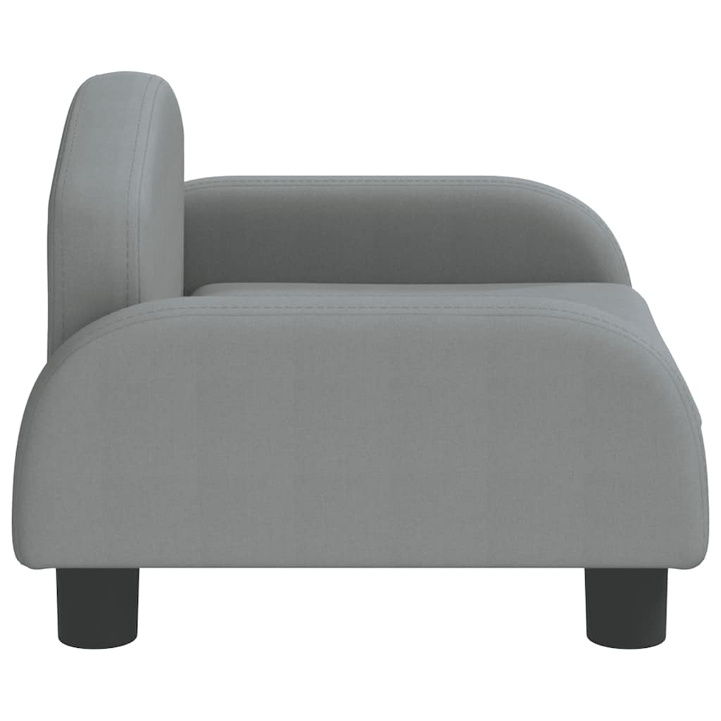 vidaXL Lit pour chien gris clair 50x40x30 cm tissu - Image 4