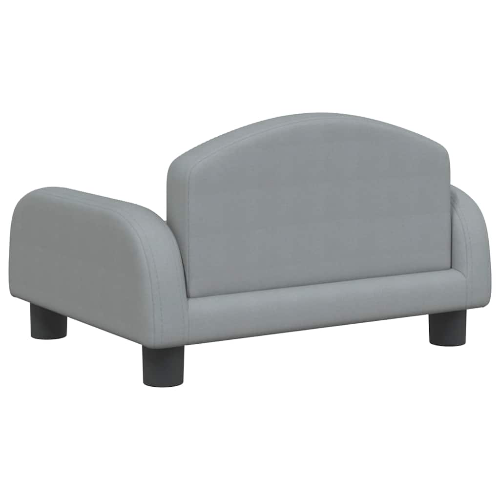 vidaXL Lit pour chien gris clair 50x40x30 cm tissu - Image 5
