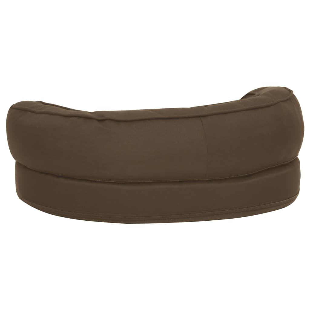 vidaXL Matelas de lit ergonomique pour chien 60x42 cm Aspect de lin - Image 5