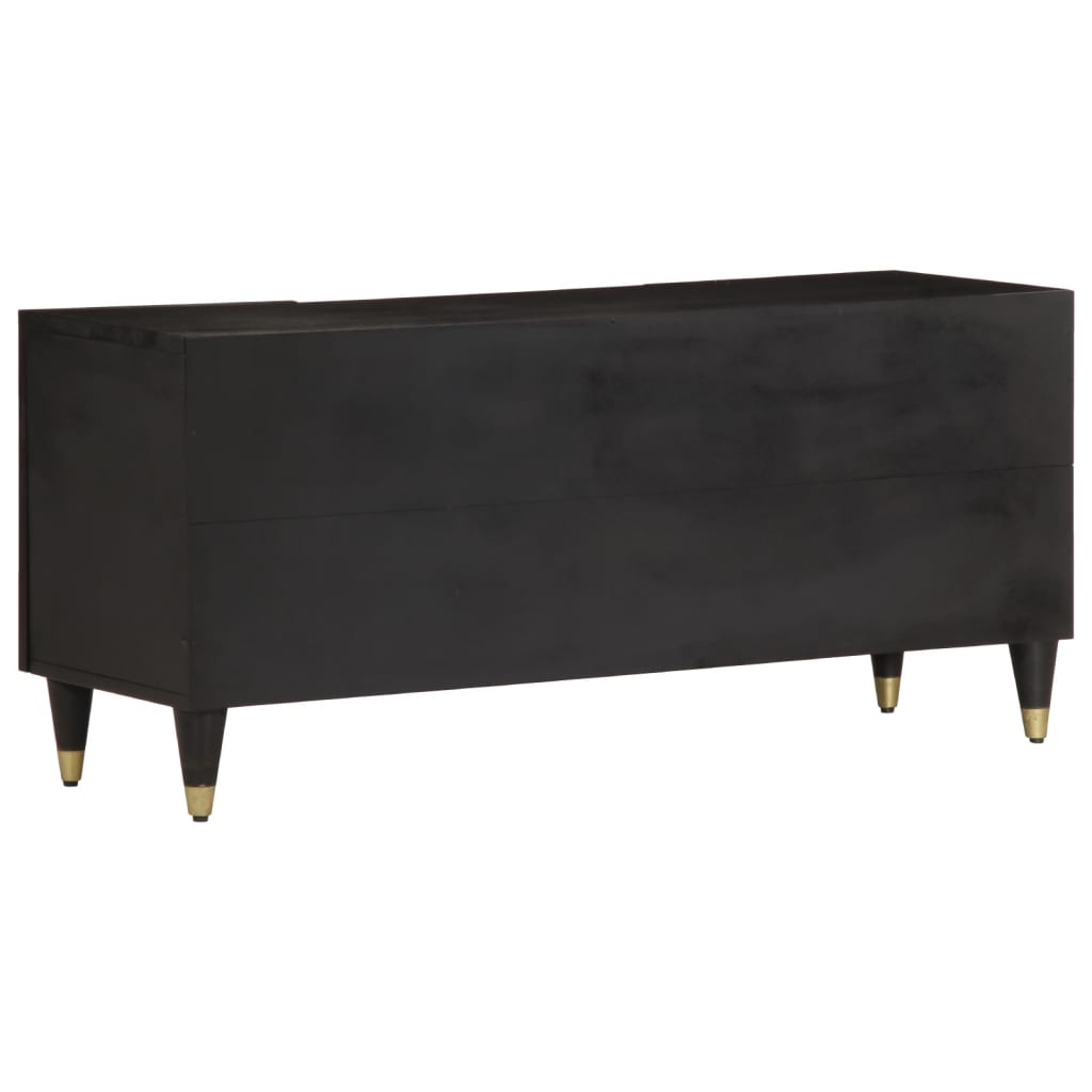 vidaXL Mueble de TV madera maciza de mango 105x33x46 cm - Image 5