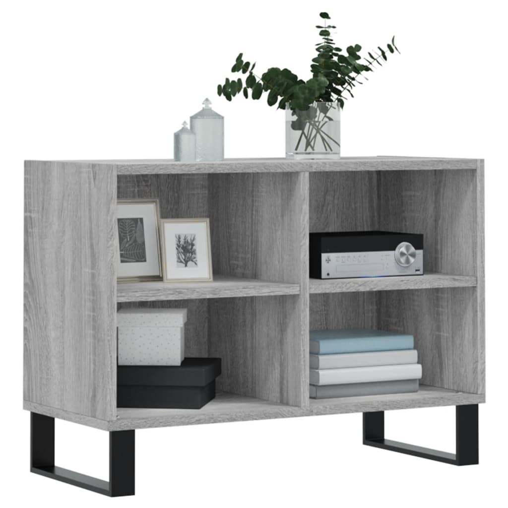 vidaXL Mueble de TV madera de ingeniería gris Sonoma 69,5x30x50 cm - Image 3