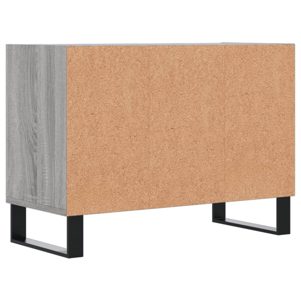 vidaXL Mueble de TV madera de ingeniería gris Sonoma 69,5x30x50 cm - Image 6