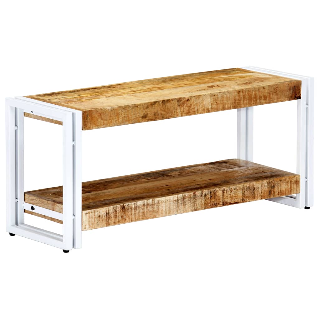 vidaXL Mueble para TV de madera maciza de mango 90x30x40 cm