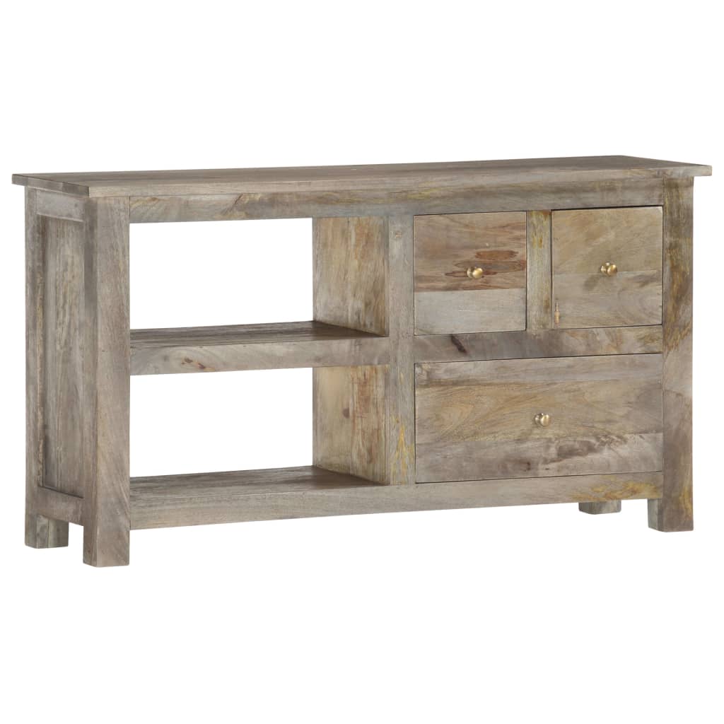 vidaXL Mueble de TV de madera maciza de mango 100x30x55 cm