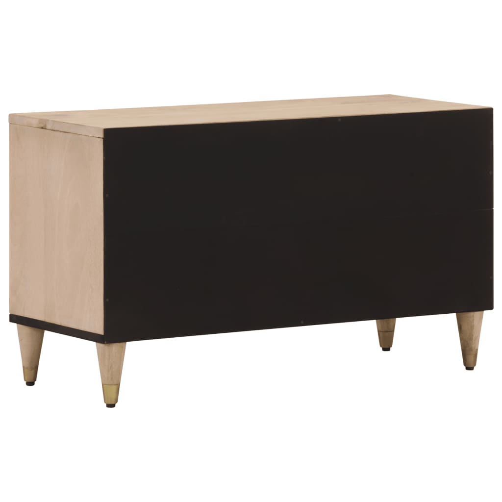 vidaXL Mueble de TV madera maciza de mango 80x31x46 cm - Image 5