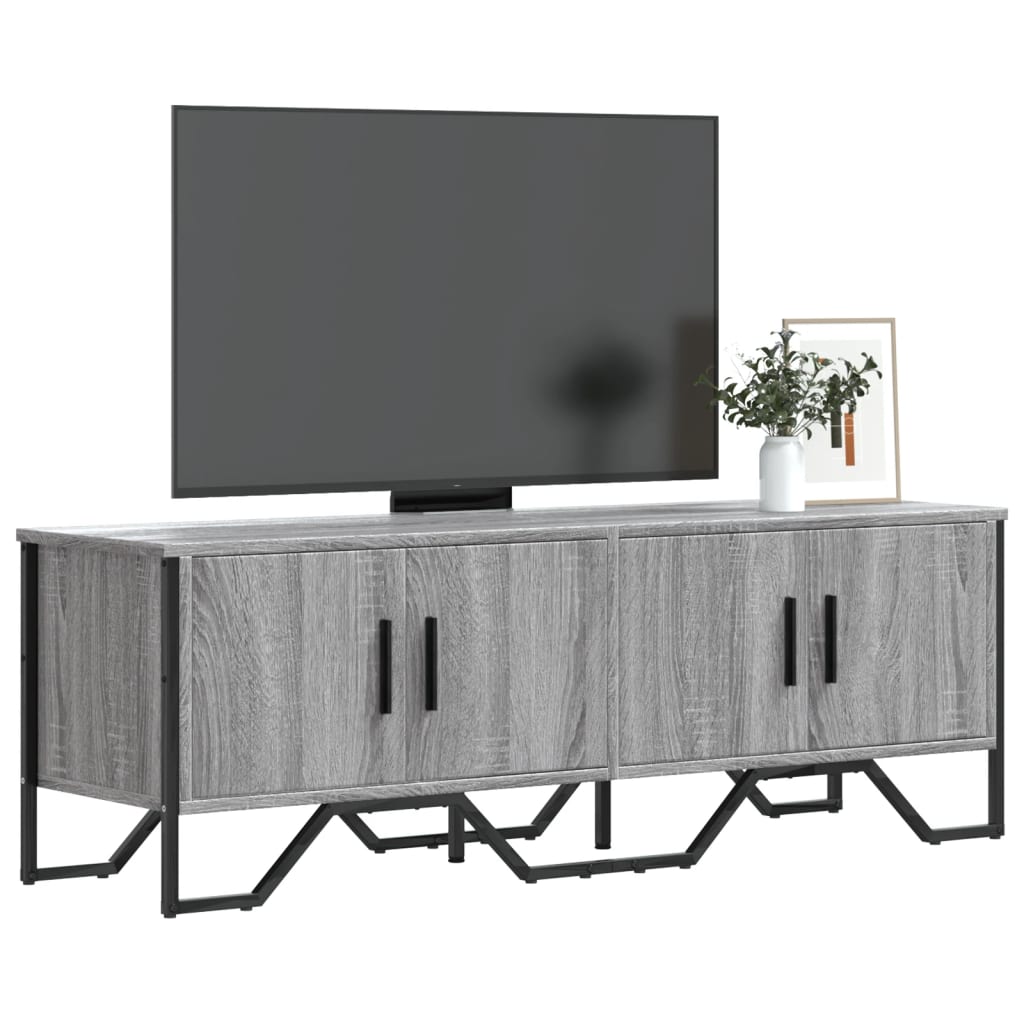 vidaXL Mueble de TV madera de ingeniería gris sonoma 122x34x41 cm