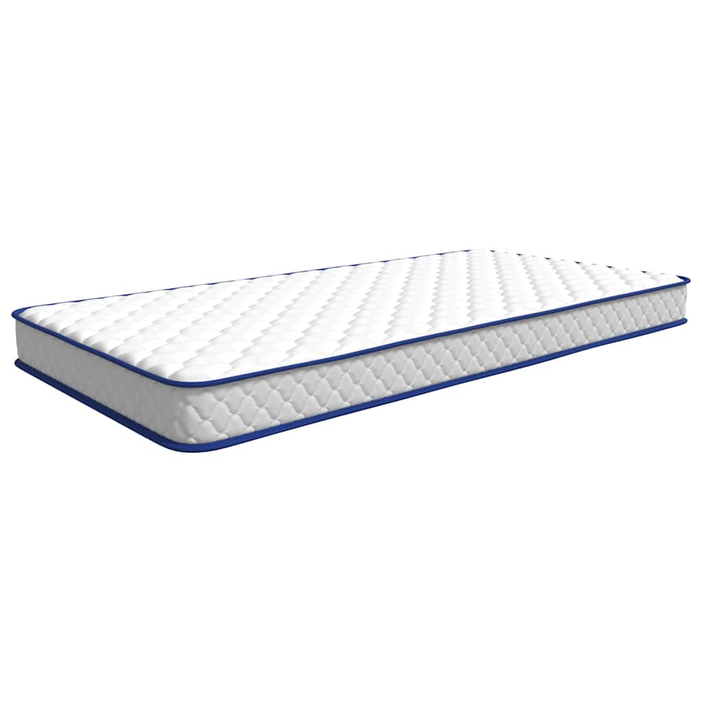 vidaXL Colchón de espuma viscoelástica blanco 100x200x17 cm suave - Image 3