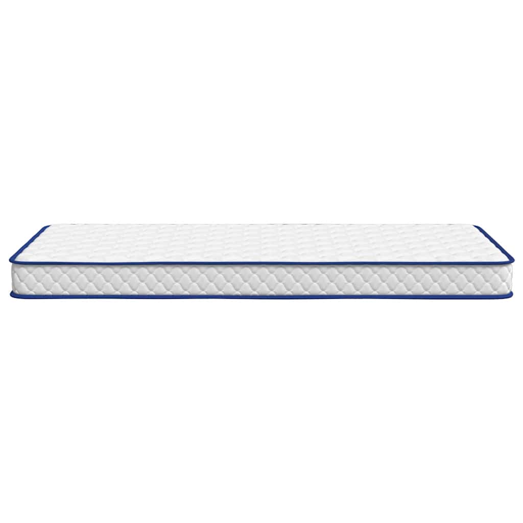 vidaXL Colchón de espuma viscoelástica blanco 100x200x17 cm suave - Image 4