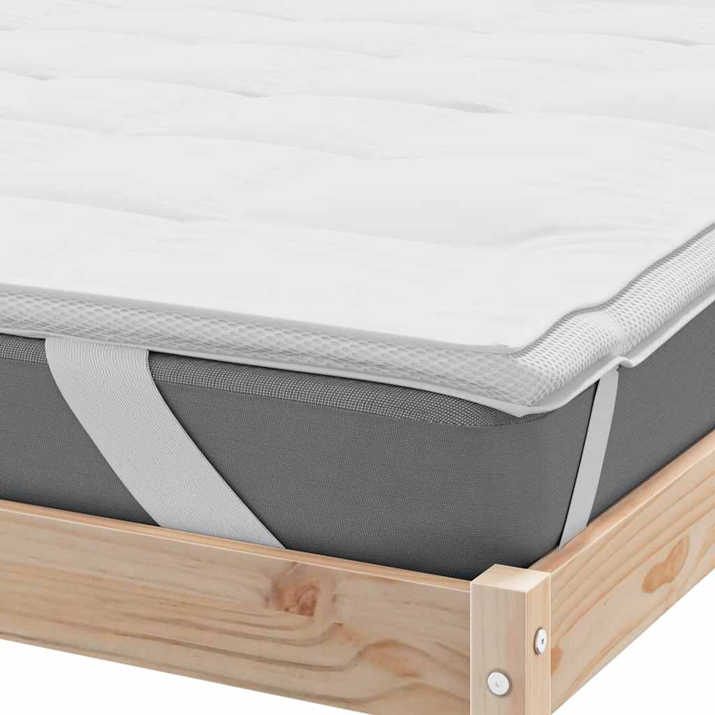 vidaXL Protector de colchón blanco 120x220 cm - Image 5