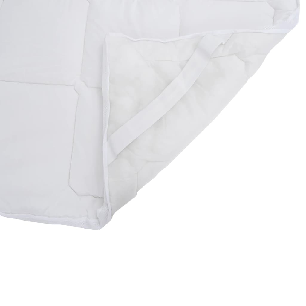 vidaXL Protector de colchón blanco 100x200 cm - Image 3