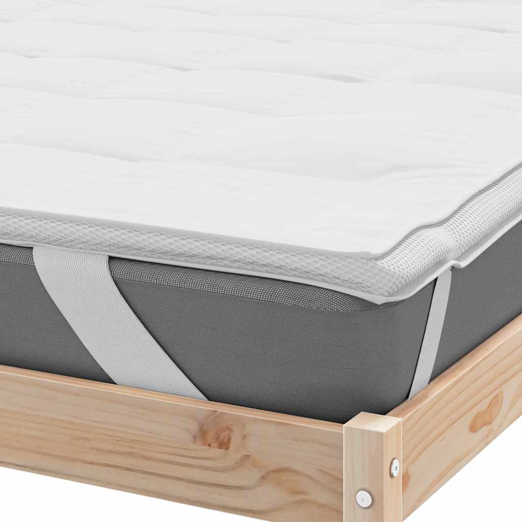 vidaXL Protector de colchón blanco 100x200 cm - Image 5