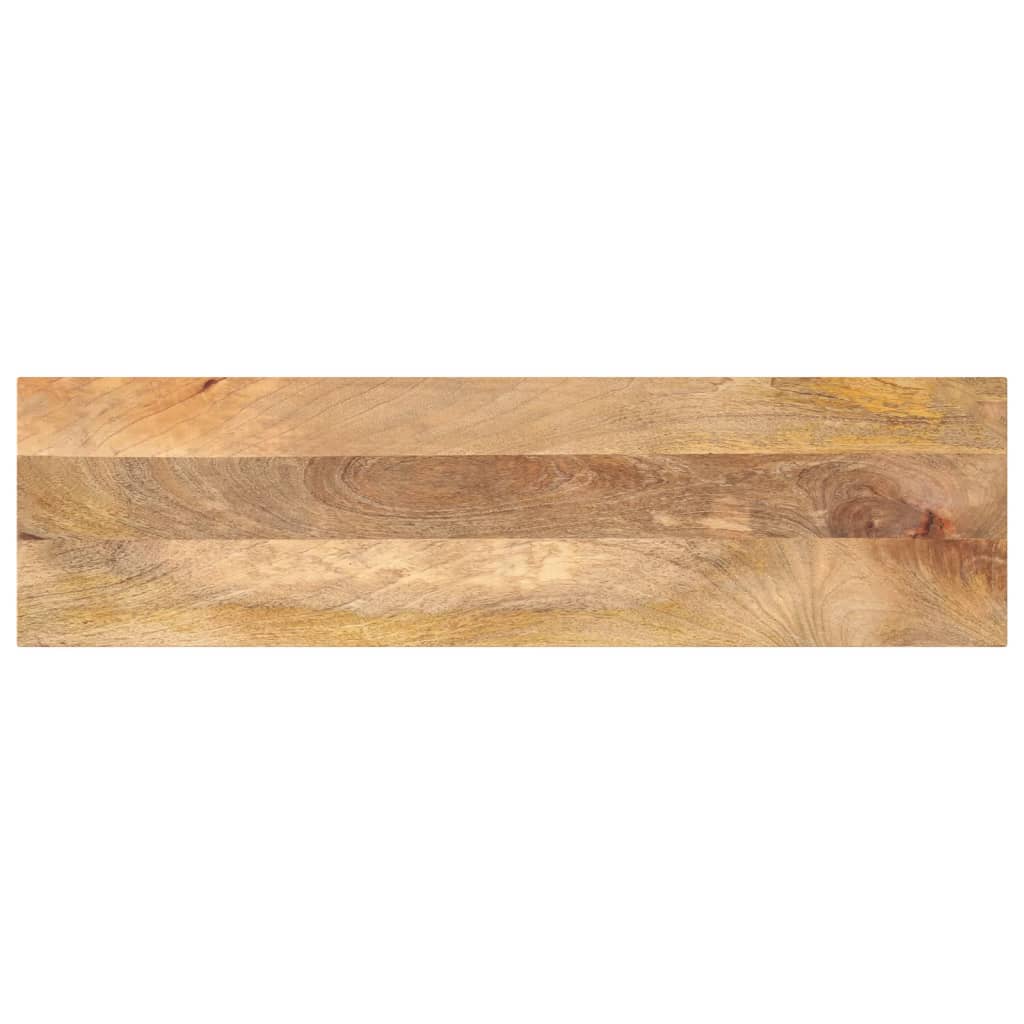 vidaXL Tablero de mesa rectangular madera maciza mango 110x40x3,8 cm