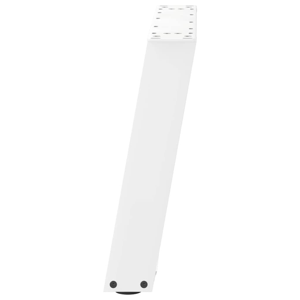 vidaXL Patas para mesa de centro en forma de U (2 unidades), color blanco, 70 x (42-43) cm, acero - Image 6