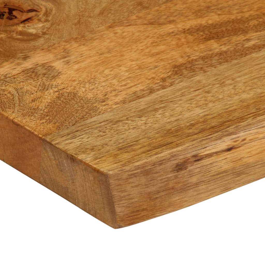 vidaXL Tablero de mesa borde natural madera maciza mango 80x60x3,8 cm - Image 6