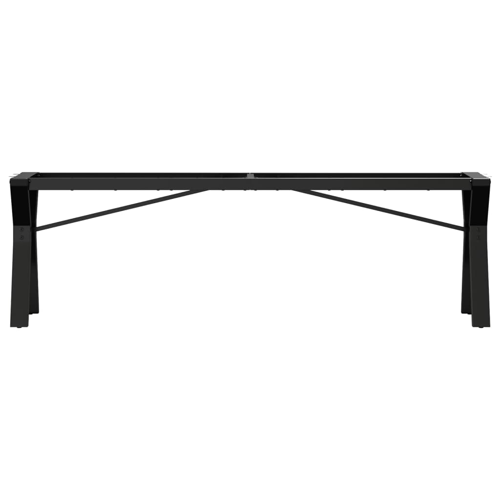 vidaXL Patas de mesa de centro estructura Y acero 140x30x43 cm - Image 4