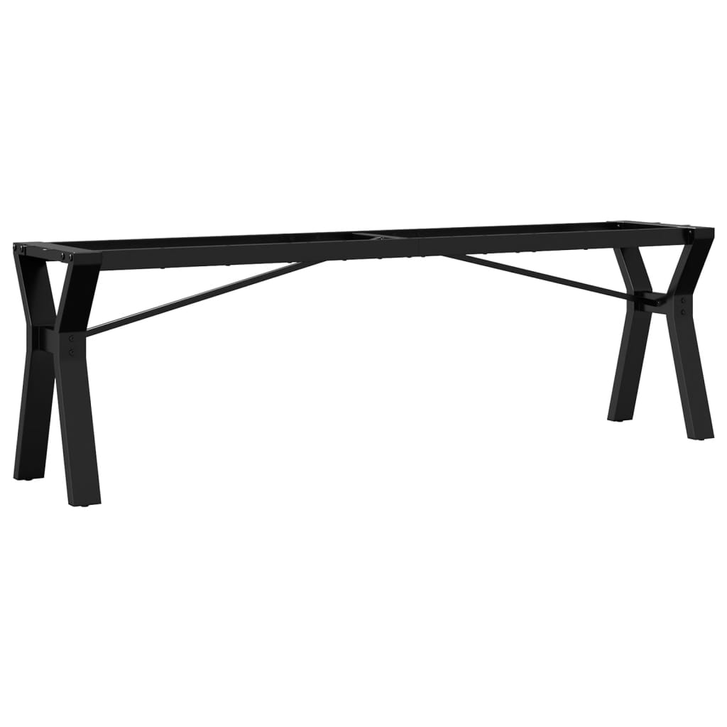 vidaXL Patas de mesa de centro estructura Y acero 140x30x43 cm - Image 6