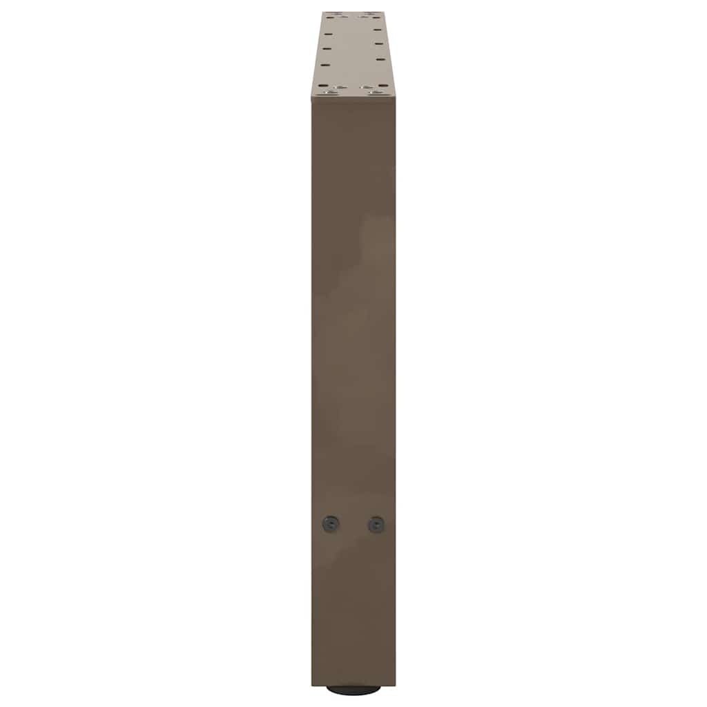 vidaXL Patas para mesa de centro de acero natural (2 unidades, 70 x 42-43 cm) - Image 6