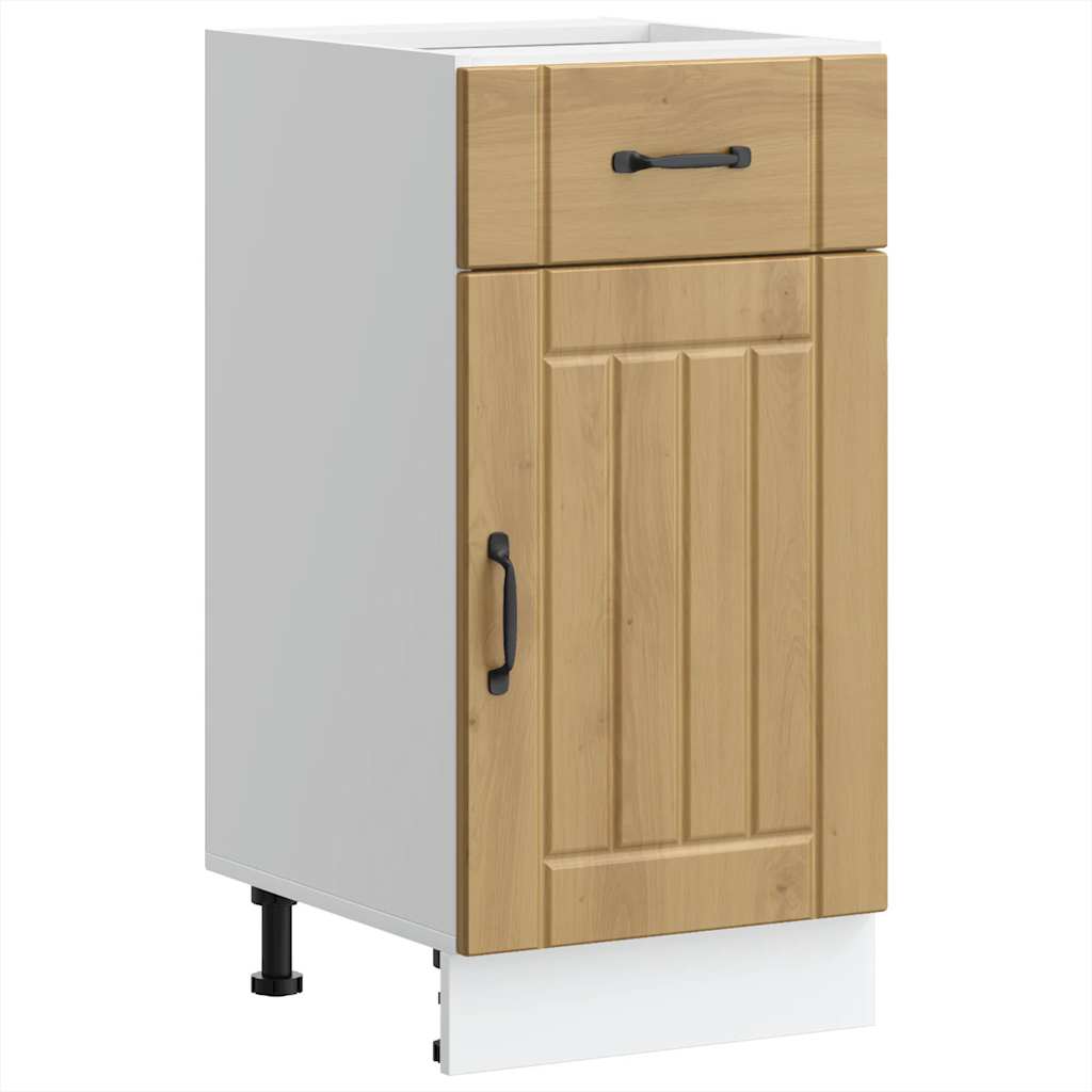 vidaXL Mueble bajo de cocina Lucca roble artesanal