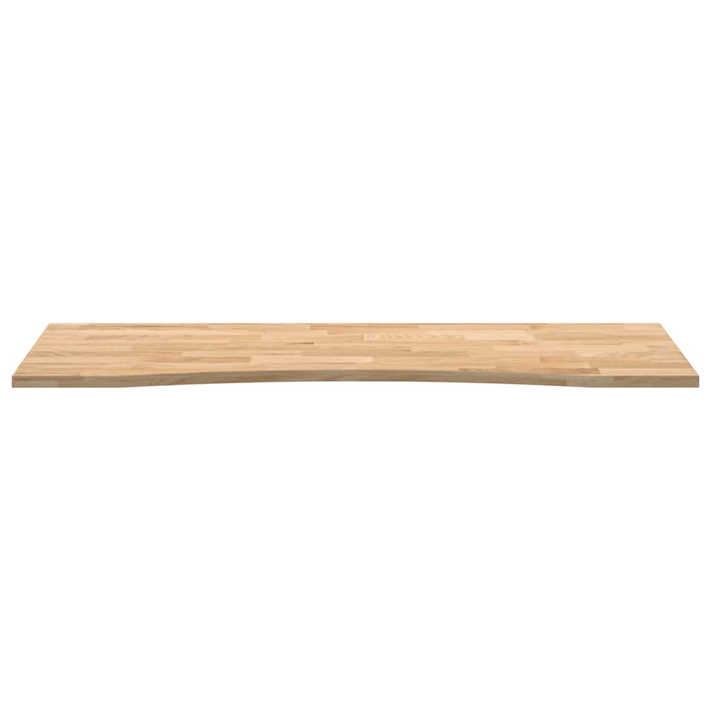 vidaXL Tablero escritorio rectangular madera maciza roble sin tratar - Image 5