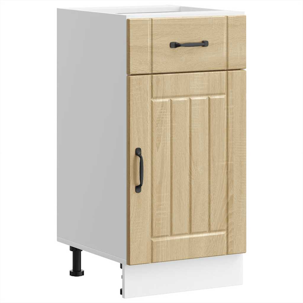 vidaXL Mueble bajo de cocina Lucca roble sonoma
