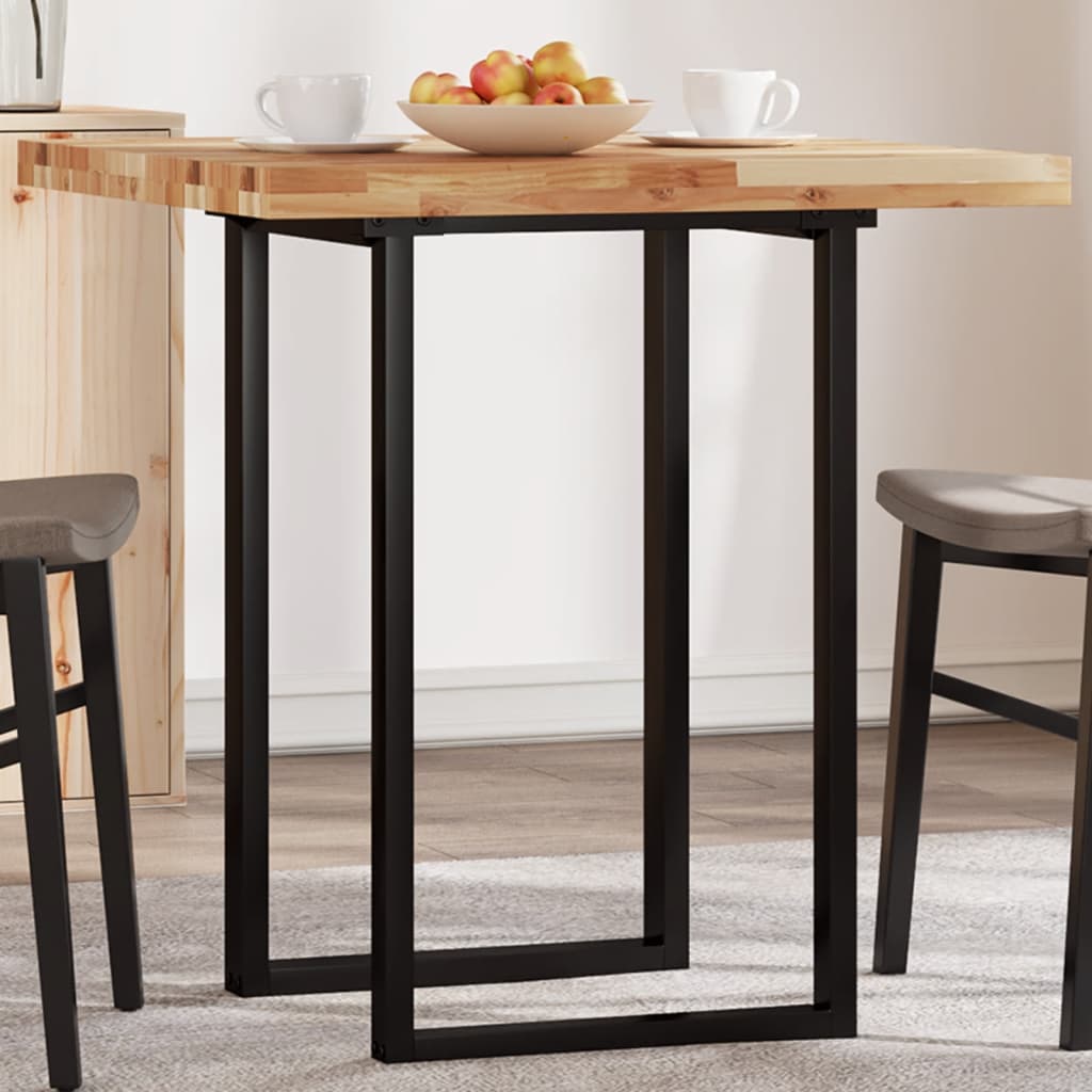 vidaXL Tablero de mesa cuadrado madera maciza acacia 70x70x4 cm