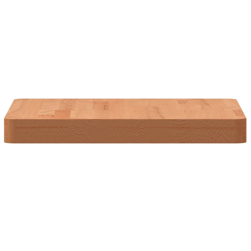 vidaXL Tablero de mesa cuadrado de madera maciza de haya 40x40x4 cm - Image 5