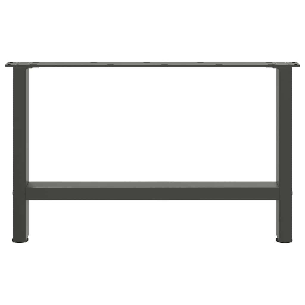 vidaXL Patas para mesa de centro antracita (2 unidades, 70 x 42-43 cm, acero) - Image 5