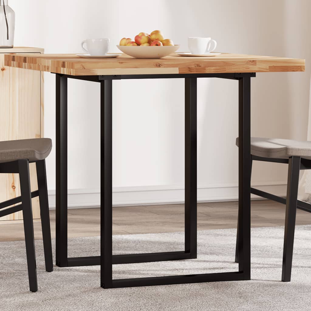 vidaXL Tablero de mesa cuadrado madera maciza acacia 80x80x4 cm