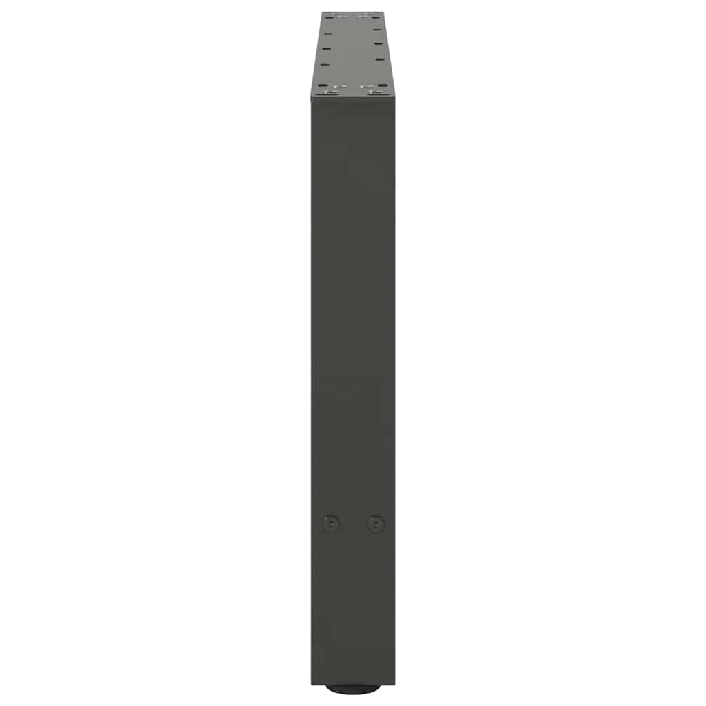 vidaXL Patas para mesa de centro antracita (2 unidades, 70 x 42-43 cm, acero) - Image 6