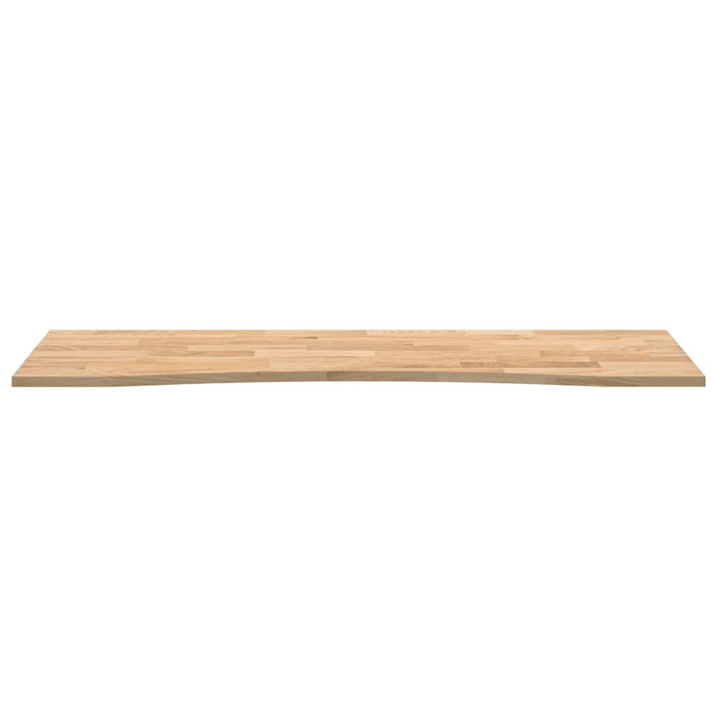 vidaXL Tablero escritorio rectangular madera maciza roble sin tratar - Image 5