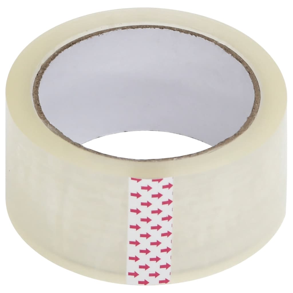 vidaXL Cinta de embalaje transparente 72 unidades 48 mm x 66 m - Image 4