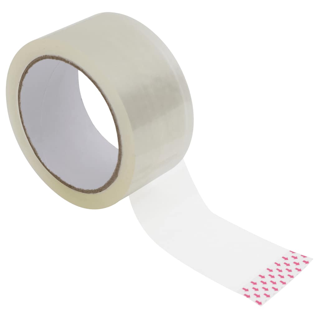 vidaXL Cinta de embalaje transparente 72 unidades 48 mm x 66 m - Image 3